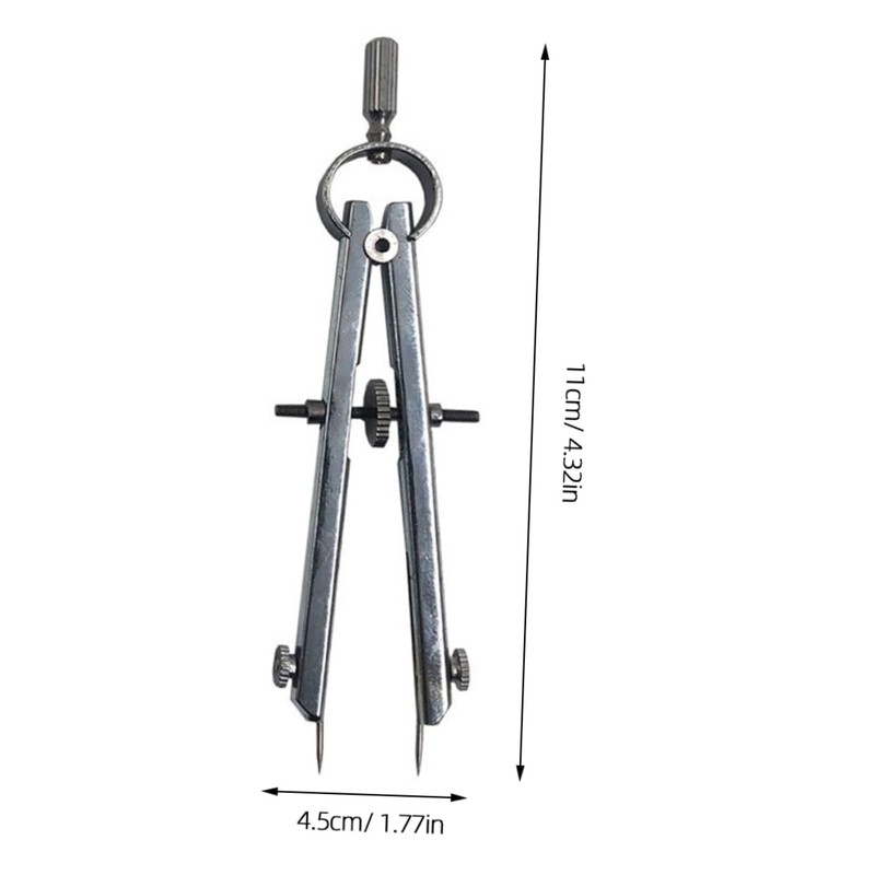 Operitacx Compass Metal Geometry Compass Circle Compass Drawing Student Compass