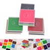 12Pcs Finger Ink Pads 12 Vivid Colors Easy to Clean