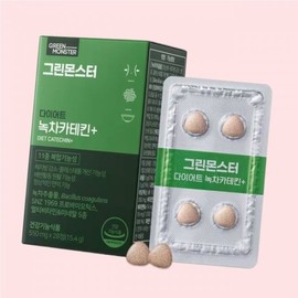 Green Monster Diet Green Tea Catechin+ 28 tablets 4746171 / 그린몬스터 다이어트 녹차카테킨+ 28정 4746171