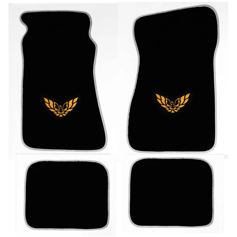 AFM NEW! Carpet FLOOR MATS 1970-1981 PONTIAC FIREBIRD Embroidered Logo