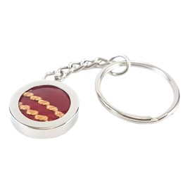 Cricket Ball Keyring Made from a Real Cricket Ball leather anniversary gift 3rd *