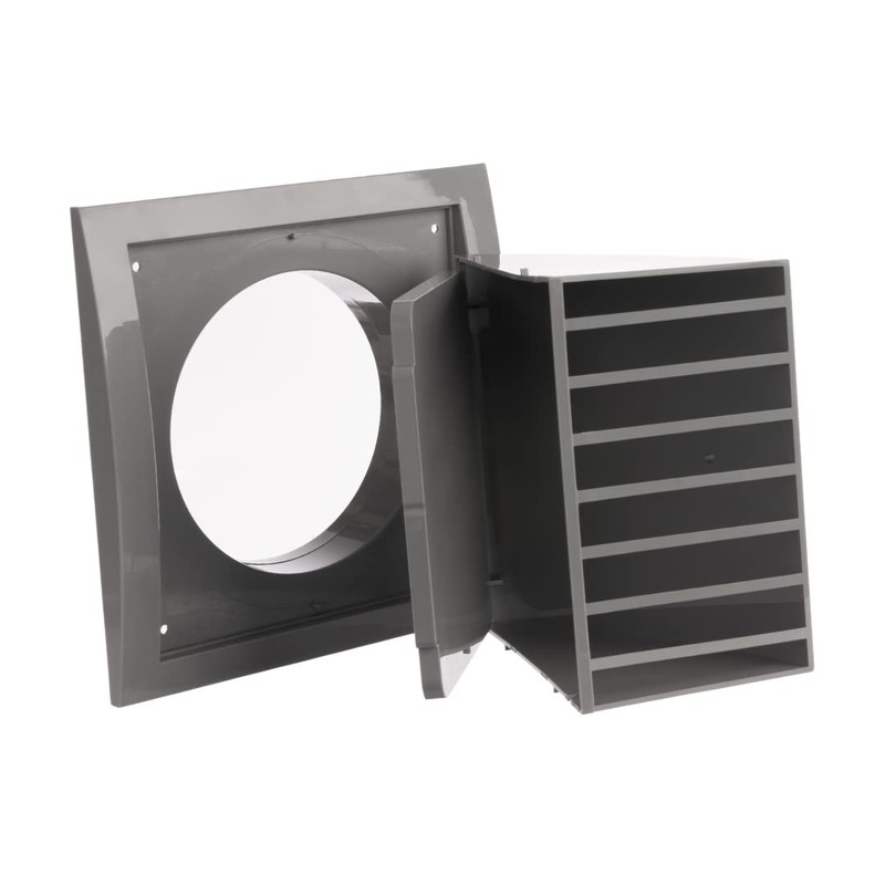 Ø 125mm / 5'' Cowled Duct Cover with Gravity Flap