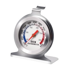 Oven Thermometer - High Accuracy Cooking Thermometer for Baking, Grilling, and Roasting | Stainless Steel, Large Dial, and Instant Read Temperature Gauge (50-300°C / 100-600°F)