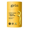 Grin Ultra Clean Charcoal Infused Floss Picks, 80 Picks