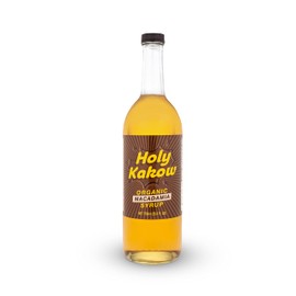 Holy Kakow Cafe Organic Macadamia Syrup - Macadamia Coffee Syrup, Organic Syrup for Coffee, Latte, Cocktail and Shake, Real Food Ingredients - 750ml