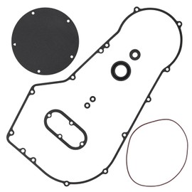 Road Passion Clutch Primary Cover Gasket Seal Kit Replacement for Harley Road King Firefighter SE EFI FLHRI 2002-2005/ Road King FLHR 1994-2005/ Road King Police EFI FLHPI 1996-2005