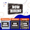 GEEKBEAR Now Hiring Car Magnet (2 Pack) - 11.7 x