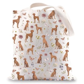 JNIAP Vizsla Dog Tote Bag Vizsla Gifts Vizsla Mom Gift Vizsla Owner Gift Vizsla Lover Gift Hungarian Vizsla Shoulder bag, Soil Thindog Tb, Large