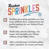 Watkins Food Service Rainbow Sprinkles, sin tintes artificiales, 25 onzas