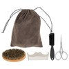 Beard Care Kit Retro Durable Portable Lightweight Beard Trimming Kit