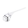 uxcell Toilet Flush Lever Handle, Push Button Toilet Tank Handle