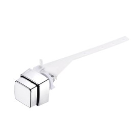 uxcell Toilet Flush Lever Handle, Push Button Toilet Tank Handle Replacement Universal Side Mount Toilet Trip Lever, Plastic Lever
