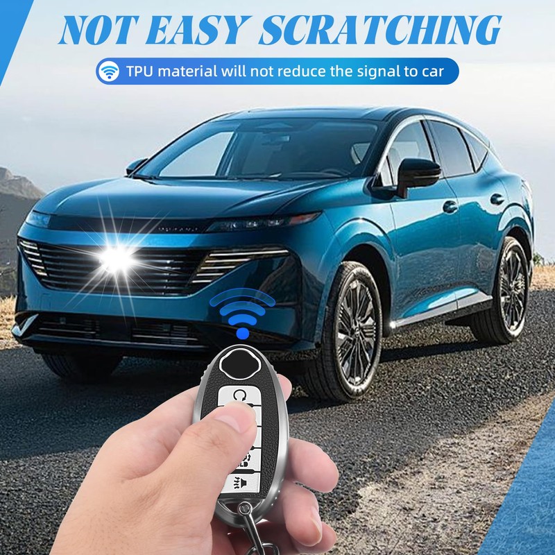 MILD EAST for Nissan 4/5 Button Key Fob Cover, Premium