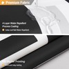 BTTN Extra Long Fabric Shower Curtain, 72x84 Inches Long Waterproof