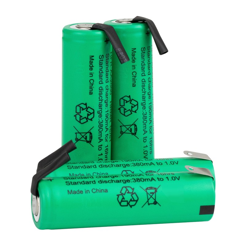 Tenergy AA 1.2V NiMH 2000mAh Flat Top Rechargeable AA Batteries