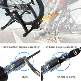 Tobefore Bike Trainer Quick Release Skewer Part Cycling Back Rear Wheel Tire Bicycle Repair Tools for Bicycle Indoor Training