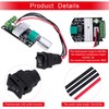 PAGOW DC Motor Speed Controller,Adjustable Reversible PWM1023BB Driver Switch with