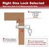 Naissian RV Locks for Storage Door 1 1/8 INCH, Camper