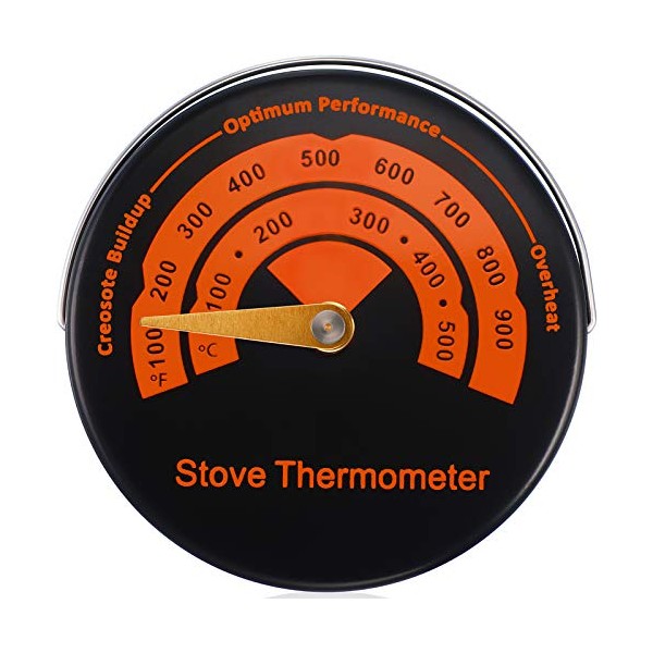 Magnetic Stove Thermometer Wood Burner Top Thermometer Stove Temperature Meter