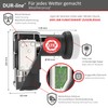DUR-line + Ultra Quattro LNB – Only for Multiswitch Black