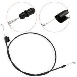 Throttle Cable Universal 135 cm Garden Tool for Petrol Lawnmower 2 Pieces
