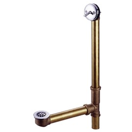 Kingston Brass DTL1161 Bath Tub Drain and Overflow, Polished Chrome 25.5 x 12.5 x 1.75