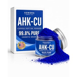Sonora Supply Co. Polvo de AHK-CU - Pptido AHK-CU 99,8 puro - Granel crudo de grado cosmtico - Vendedor estadounidense - Alta pureza                  