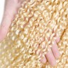 Blonde Hair Bundles 613 Kinky Curly Bundles Human Hair Unprocessed