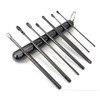 Kit de Eliminación de Cera de Oídos Cuchara Pala Herramienta limpieza Limpiador orejas reutilizable(Black) Orejas Limpiador limpieza de oídos