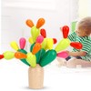 Balancing Cactus Toy Assembled Building Blocks Balancing Tree Early Educational