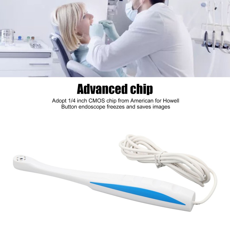 USB Dental Camera with 6 LED Lights HD Waterproof Dental