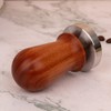 SagaSave Coffee Tamper, 58mm Espresso Press with Mat Wooden Handle