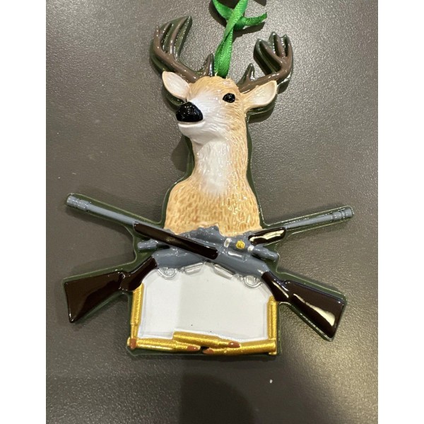 Cheer Deer Hunting Personalized Christmas Ornament Polar X
