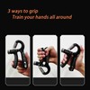 Strengthener Hand Grip Trainer Number Counter Forearm Finger Wrist Gripper