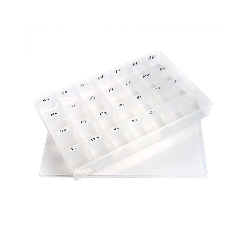 Really Good Stuff EZread Black Plastic Magnetic Lowercase Letter Kit