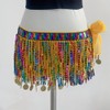 Belly Dance Hip Scarf Sequins Artificial Coins Dance Skirt Wrap