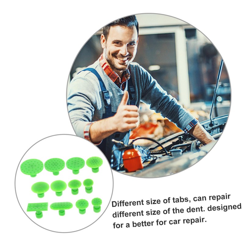 iplusmile 60pcs Auto Dent Puller Tabs Repair Kit Dent Removal