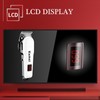 Rechargeable LCD Display Hair Clipper Cutter Head Regulator Strong Power
