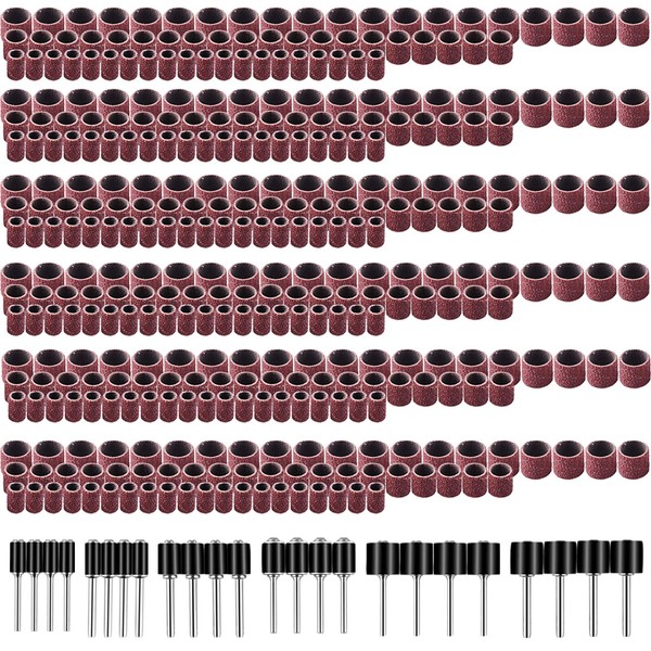 SIQUK 384 Pieces Drum Sander Set Including 360 Pieces Nail