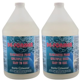 Quality Chemical Defoamer - Instantly removes foam from Hot Tubs or Cleaning Equipment -128 oz (Pack of 2)