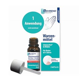 Behrend Wart Remedy for Hand & Foot - Effective Warts Burn Without Pain - Suitable from 4 Years - Hygienic & Safe | Effective warts burns, no pain, suitable from 4 years, hygienic and safe