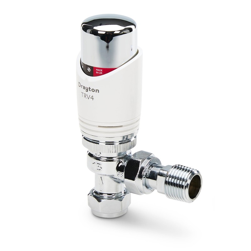 Drayton TRV4 Classic Angled Thermostatic Radiator Valve TRV 07 05