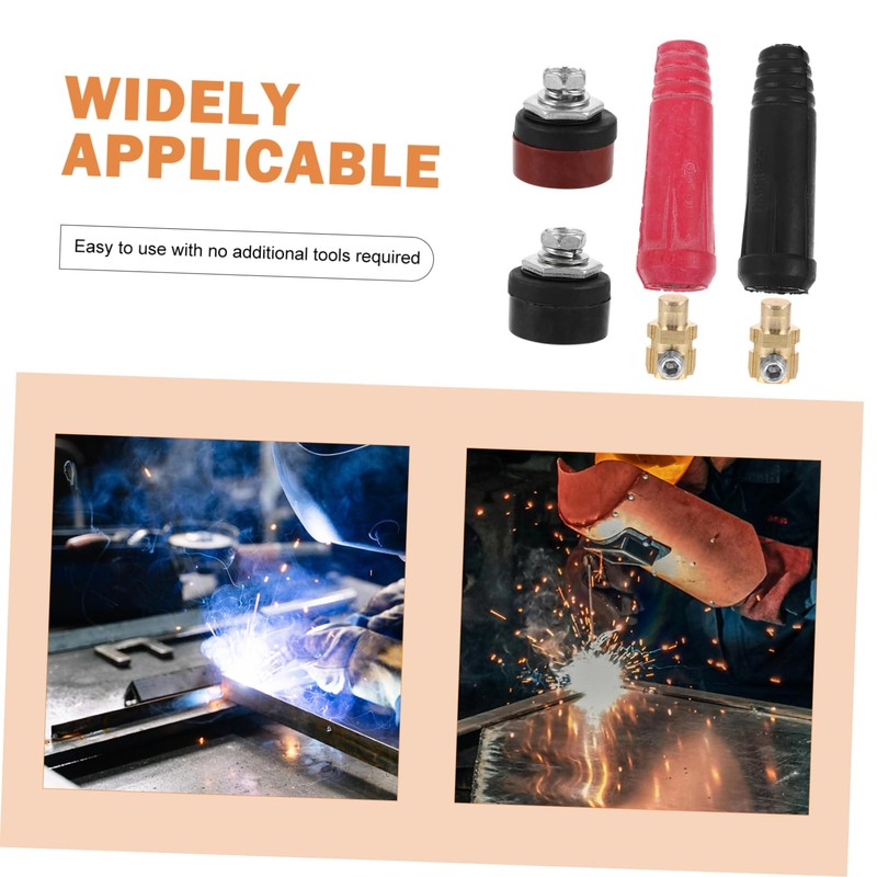 CHILDWEET 1 Set Welding Cable Quick Connector Welding Connectors User