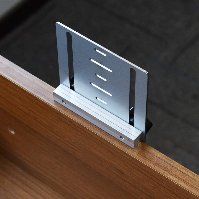 Mousike Cabinet Pull Metal Template， Handle Drill Mounting Template for