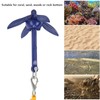 Pilipane Marine Anchor, Marine Kayak Anchor, Portable Foldable Grapnel Kayak