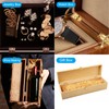 PATIKIL 4pcs Small Piano Hinges 2.6" x 0.6" Mini 90