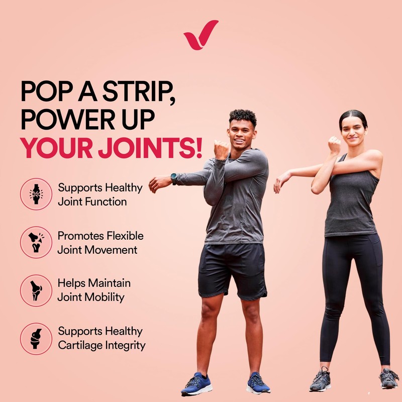Vitricion Joint Support Oral Strips for Men & Women –