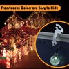 TITE 100 PCS Mini Plastic Gutter Hanging Hooks Outdoor Christmas
