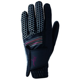 Casco Golf Gloves, Zeus Impact Zeus Impact Gloves, Men's, ZI-1926, Black, 9.8 inches (25 cm), The instep adopts a 2-way knit that stretches well and fits well