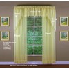 Today's Curtain Emelia Original Voile Panel 63", Yellow, 60" W